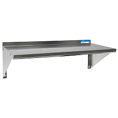 BK Resources Stainless Steel Economy Overshelf, 24w x 16d x 11.5h, Stainless Steel, Silver, 2/Pallet (BKE2WSE1624)