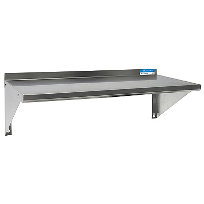 BK Resources Stainless Steel Economy Overshelf, 24w x 16d x 11.5h, Stainless Steel, Silver, 2/Pallet (BKE2WSE1624)