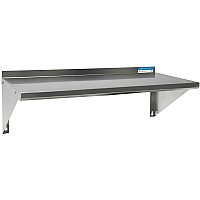 BK Resources Stainless Steel Economy Overshelf, 36w x 16d x 11.5h, Stainless Steel, Silver, 2/Pallet (BKE2WSE1636)