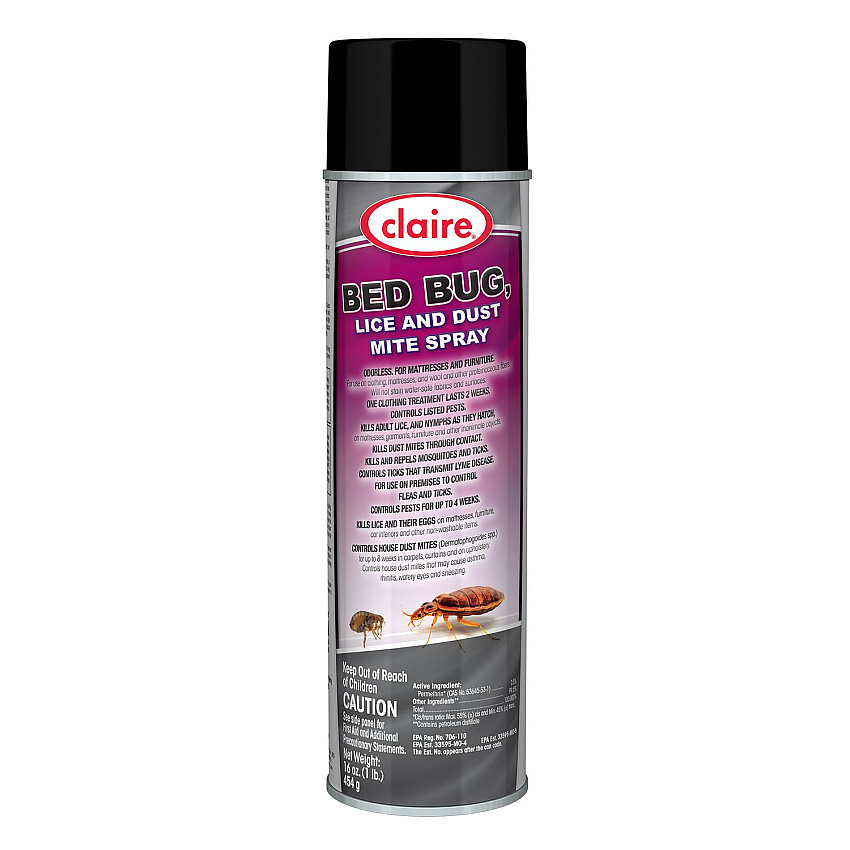 Claire Bed Bug Killer, 16 oz Aerosol Spray, 12/Carton (CGC006)