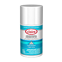 Claire Metered Air Freshener, 7 oz Aerosol Spray, Tropic Breeze, 12/Carton (CGC105)