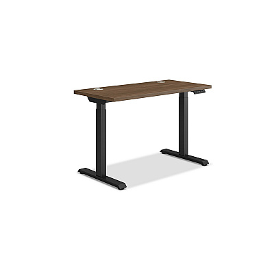 HON Coordinate Height Adjustable Desk Bundle 2-Stage, 46" x 22" x 27.75" to 47", PinnacleBlack (HONHAT2SPNB2246)