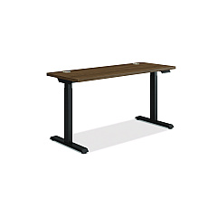 HON Coordinate Height Adjustable Desk Bundle 2-Stage, 58" x 22" x 27.75" to 47", PinnacleBlack (HONHAT2SPNB2258)