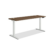 HON Coordinate Height Adjustable Desk Bundle 2-Stage, 70" x 22" x 27.75" to 47", PinnacleDesigner White (HONHAT2SPNW2270)