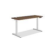 HON Coordinate Height Adjustable Desk Bundle 2-Stage, 58" x 22" x 27.75" to 47", PinnacleDesigner White (HONHAT2SPNW2258)