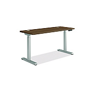 HON Coordinate Height Adjustable Desk Bundle 2-Stage, 58" x 22" x 27.75" to 47", PinnacleSilver (HONHAT2SPNS2258)