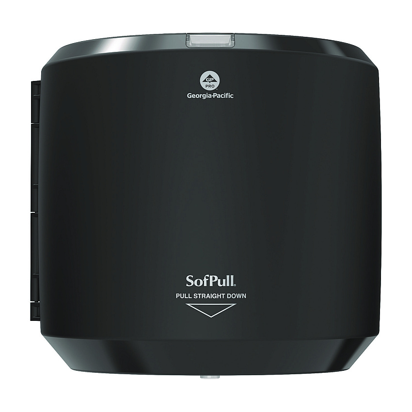 Georgia Pacific Professional SofPull CenterPull Hand Towel Dispenser, 10.13 x 10.58 x 11.33, Black (GPC58201B)