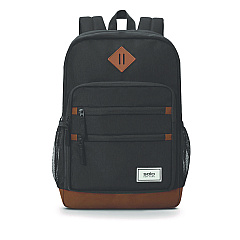Solo Re:Fresh Machine Washable Backpack, Fits Devices Up to 15.6", 11.4 x 5.25 x 17.5, Dark Gray (USLUBN7954)