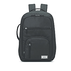 Solo Grand Travel Recycled TSA Backpack, Fits Devices Up to 17.3", 12.25 x 6.5 x 18.63, Dark Gray (USLUBN7804)