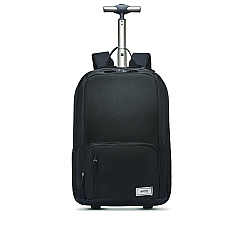 Solo Bleecker Recycled Rolling Backpack, Fits Devices Up to 15.6", 12.5 x 8 x 19, Dark Gray (USLUBN7864)