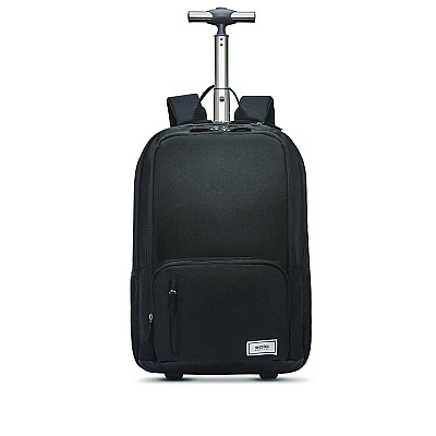 Solo Bleecker Recycled Rolling Backpack, Fits Devices Up to 15.6", 12.5 x 8 x 19, Dark Gray (USLUBN7864)