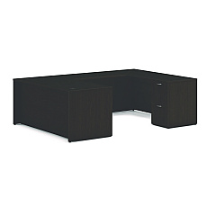 HON Mod U-Station Bundle, 66" x 96" x 29", Java Oak (HONMOD081)