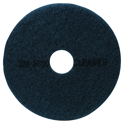 3M Low-Speed High Productivity Floor Pads 5300, 16" Diameter, Blue, 5/Carton (MMM530016)
