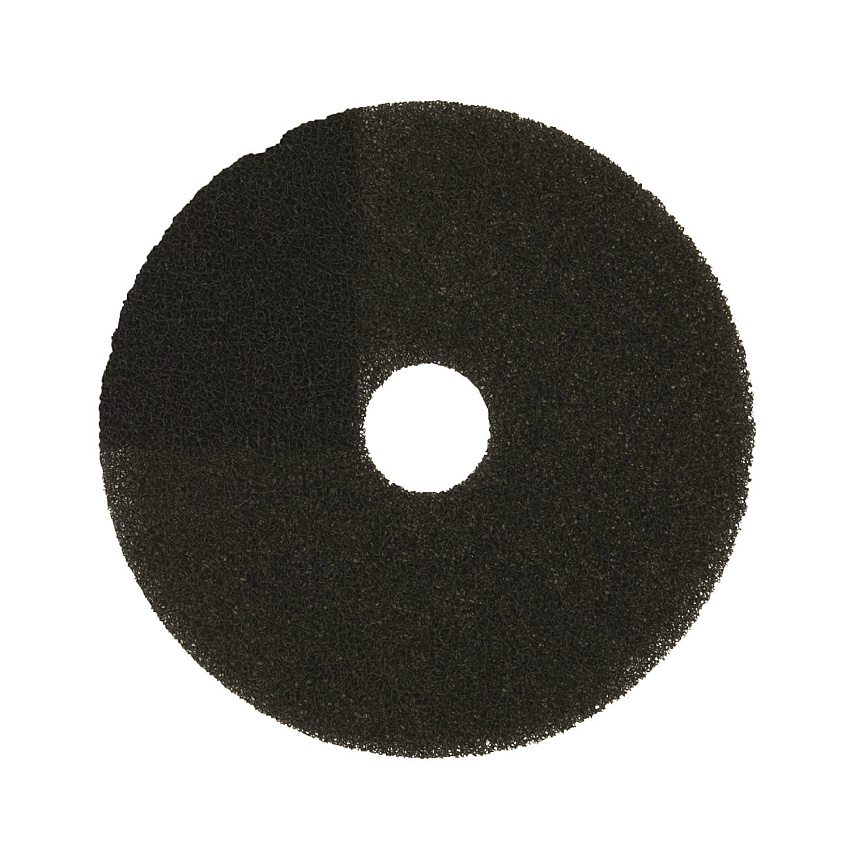 3M Low-Speed High Productivity Floor Pads 7300, 13" Diameter, Black, 5/Carton (730013)