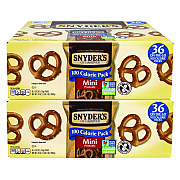 Snyder's Mini Pretzels. 0.92 oz Pack, 36 Packs/Box, 2 Boxes/Carton (GRR60004087)