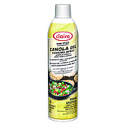 Claire Canola Oil Cooking Spray, 17 oz Aerosol Spray Can, 6/Carton (CGC8276)