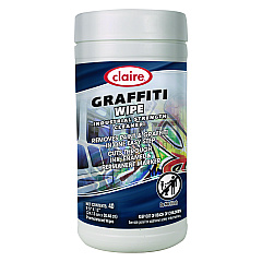 Claire Graffiti Wipe, 1-Ply, 12 x 9.5, Mild Scent, Purple, 6/Carton (CGC963)
