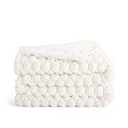 Aston & Arden Cottontail Faux Fur Throw 50x70 Ivory, Case Of 3 (TH-FF-5070-IV)