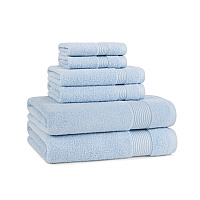 Host & Home 6pc Bath Towel Set Lt. Blue, 6 Piece Set (P-BSET-HH-BLU)