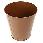 Wastebasket 28 Qt Metal Round, Case Of 6 (1302-4)
