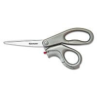 Westcott E-Z Open Box Opener Stainless Steel Shears, 8" Long, 3.25" Cut Length, Offset Gray Handle (ACM13227)