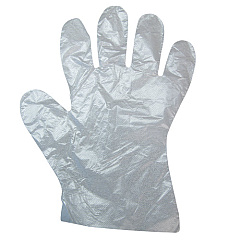 Safety Zone Polyethylene High Density Gloves Clear Lrg - Case Of 1000 (GDPE-LG-5)