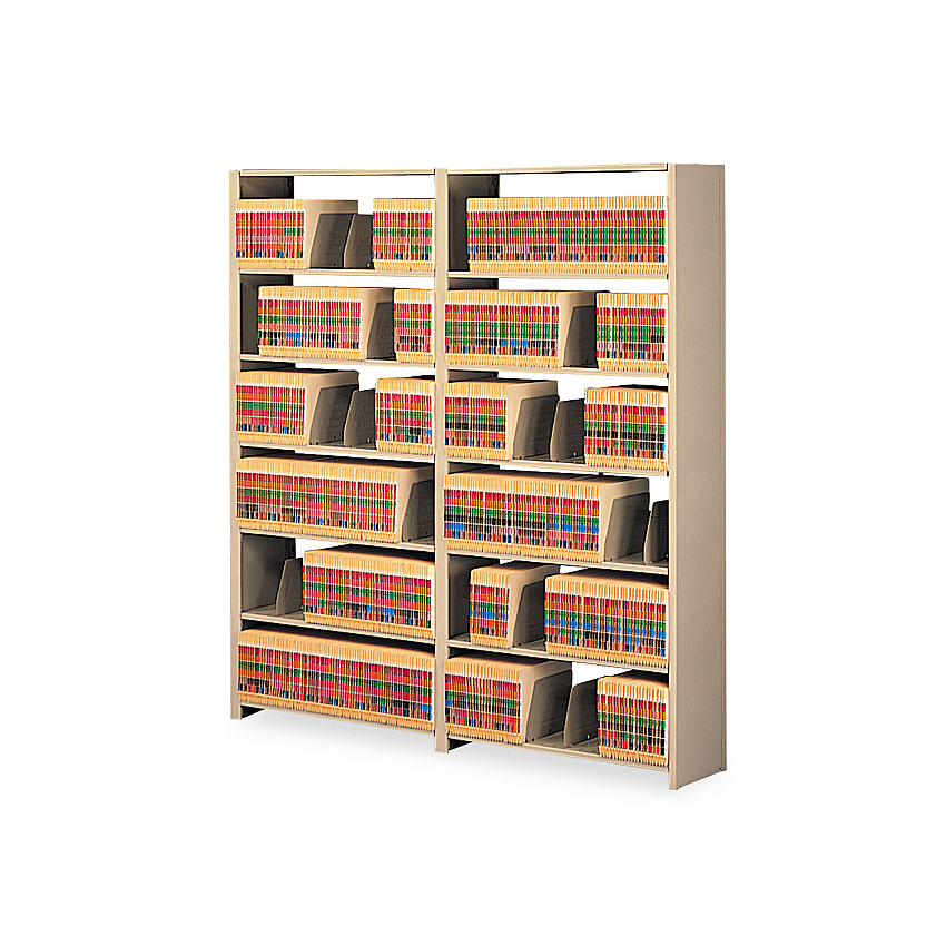 Tennsco Snap-Together Steel Seven-Shelf Closed Starter Set, 36w x 12d x 88h, Sand (TNN1288PCSD)