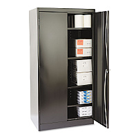 Tennsco 72" High Standard Cabinet (Unassembled), 36w x 24d x 72h, Black (TNN1480BK)