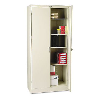 Tennsco 78" High Deluxe Cabinet, 36w x 18d x 78h, Putty (TNN1870PY)
