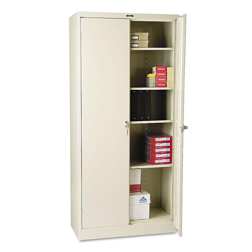 Tennsco 78" High Deluxe Cabinet, 36w x 18d x 78h, Putty (TNN1870PY)