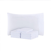 Host & Home Microfiber Pillowcase King White, Case Of 72 (MFP-2040)