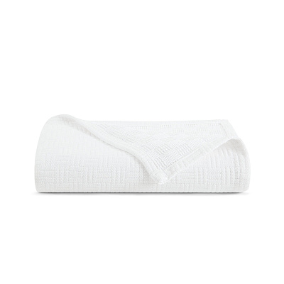 Host & Home Cotton Bed Blanket Queen White, Case Of 4 (BLKT-COT-9090-WH)