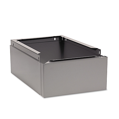 Tennsco Optional Locker Base, 12w x 18d x 6h, Medium Gray (TNNCLB1218MG)