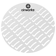 Airworks Urinal Screen, Clear, Sunburst, 10/bx, Box Of 10 (AWUS233-BX)