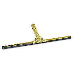 Unger Golden Clip Brass Squeegee Complete, 18" Wide Blade, 4.5" Handle (UNGGS450)