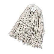 Boardwalk Cut-End Wet Mop Head, Cotton, No. 20, White (BWK2020CEA)