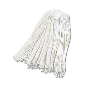 Boardwalk Cut-End Wet Mop Head, Rayon, No. 20, White, 12/Carton (BWK2020RCT)