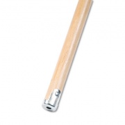 Boardwalk Lie-Flat Screw-In Mop Handle, Lacquered Wood, 1.13" dia x 60", Natural (834)