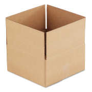 General Supply FIXED-DEPTH SHIPPING BOXES, REGULAR SLOTTED CONTAINER (RSC), 12" X 12" X 6", BROWN KRAFT, 25/BUNDLE (12126)