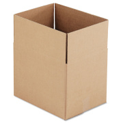 General Supply FIXED-DEPTH SHIPPING BOXES, REGULAR SLOTTED CONTAINER (RSC), 16" X 12" X 12", BROWN KRAFT, 25/BUNDLE (161212)