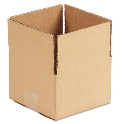 General Supply FIXED-DEPTH SHIPPING BOXES, REGULAR SLOTTED CONTAINER (RSC), 6" X 6" X 4", BROWN KRAFT, 25/BUNDLE (664)