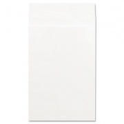 Universal Deluxe Tyvek Expansion Envelopes, Open-End, 2" Capacity, #15 1/2, Square Flap, Self-Adhesive Closure, 12 x 16, White, 100/Box (19001)