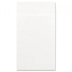 Universal Deluxe Tyvek Expansion Envelopes, Open-End, 2" Capacity, #15 1/2, Square Flap, Self-Adhesive Closure, 12 x 16, White, 100/Box (19001)