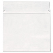Universal Deluxe Tyvek Expansion Envelopes, Open-End, 2" Capacity, #13 1/2, Square Flap, Self-Adhesive Closure, 10 x 13, White, 100/Box (19002)