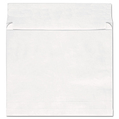 Universal Deluxe Tyvek Expansion Envelopes, Open-End, 2" Capacity, #13 1/2, Square Flap, Self-Adhesive Closure, 10 x 13, White, 100/Box (UNV19002)