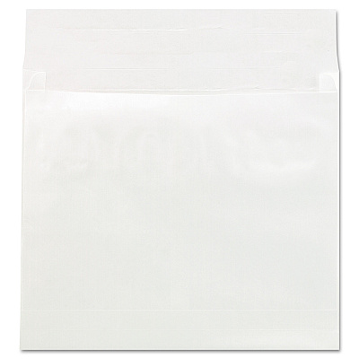 Universal Deluxe Tyvek Expansion Envelopes, Open-Side, 4" Capacity, #15 1/2, Square Flap, Self-Adhesive Closure, 12 x 16, White, 50/CT (UNV19004)
