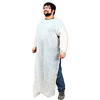 Impact 60 In. Isolation Gown L/s Elastic Wrists, White, 100/cs, Case Of 100 (MCPE-60W)