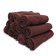 Cotton Salon Towel 16x28 Brown, Pack Of 12 (P-BB-1628-3BRN)