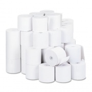Universal Impact and Inkjet Print Bond Paper Rolls, 0.5" Core, 2.75" x 190 ft, White, 50/Carton (32000)
