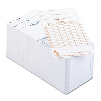 Time Clock Cards for Acroprint ATR120, Two Sides, 3.5 x 7, 250/Pack (ACP099110000)